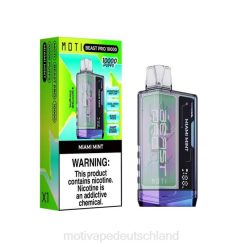 6L2V48 MOTI Beast Pro Einweg-Vaporizer (5 %, 10.000 Züge) Miami-Minze | MOTI vape review