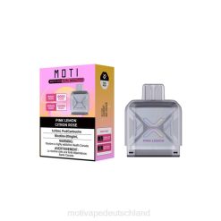 6L2V87 MOTI Go Pro Einwegkapsel rosa Zitrone | MOTI vape disposable Deutschland
